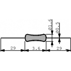 Резистор MF-0,4Вт - 2,2 Ом+1% MBA02040C2208FCT00 160-59-335 Vishay Intertechnology