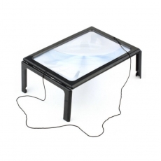 Лупа Френеля (пластик) формат А4 столик TH-275205B с подсветкой сетьUSB/3ААА