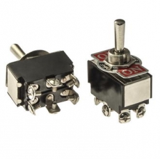 Тумблер  KN3С-223 on-off-on 15A 250VAC без фиксации 