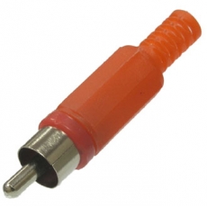 RP-405 Штекер RCA пластик красный