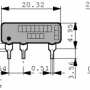 Резисторная сборка SIL 4.7 kOhm +/-2 % L083S472LF BI Technologies