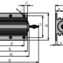 Проволочный резистор 1Ком 300Вт ± 5 %, Arcol 160-69-249