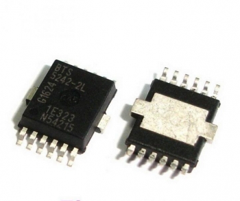 Транзистор  BTS5242-2L Интеллектуальный силовой переключатель верхнего плеча, Двухканальный, 25 мОм,оснащенный встроенной защитной функцией PG-DSO-12-9