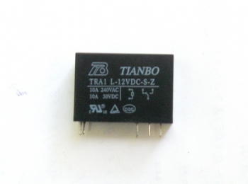 Реле электромагнитное TRA1L-12VDC-S-Z  12В 10А