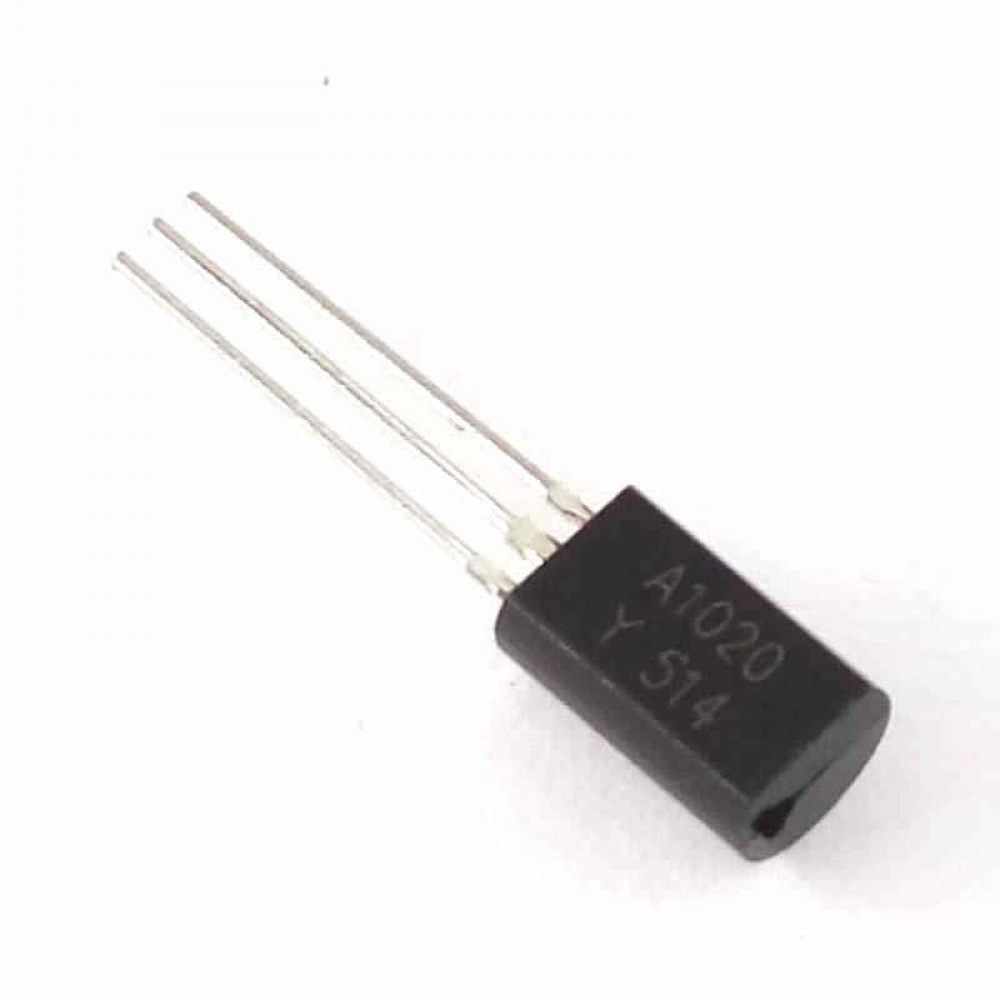 Транзистор биполярный 2SA1020 PNP -50В 2А 0,9Вт TO-92MOD