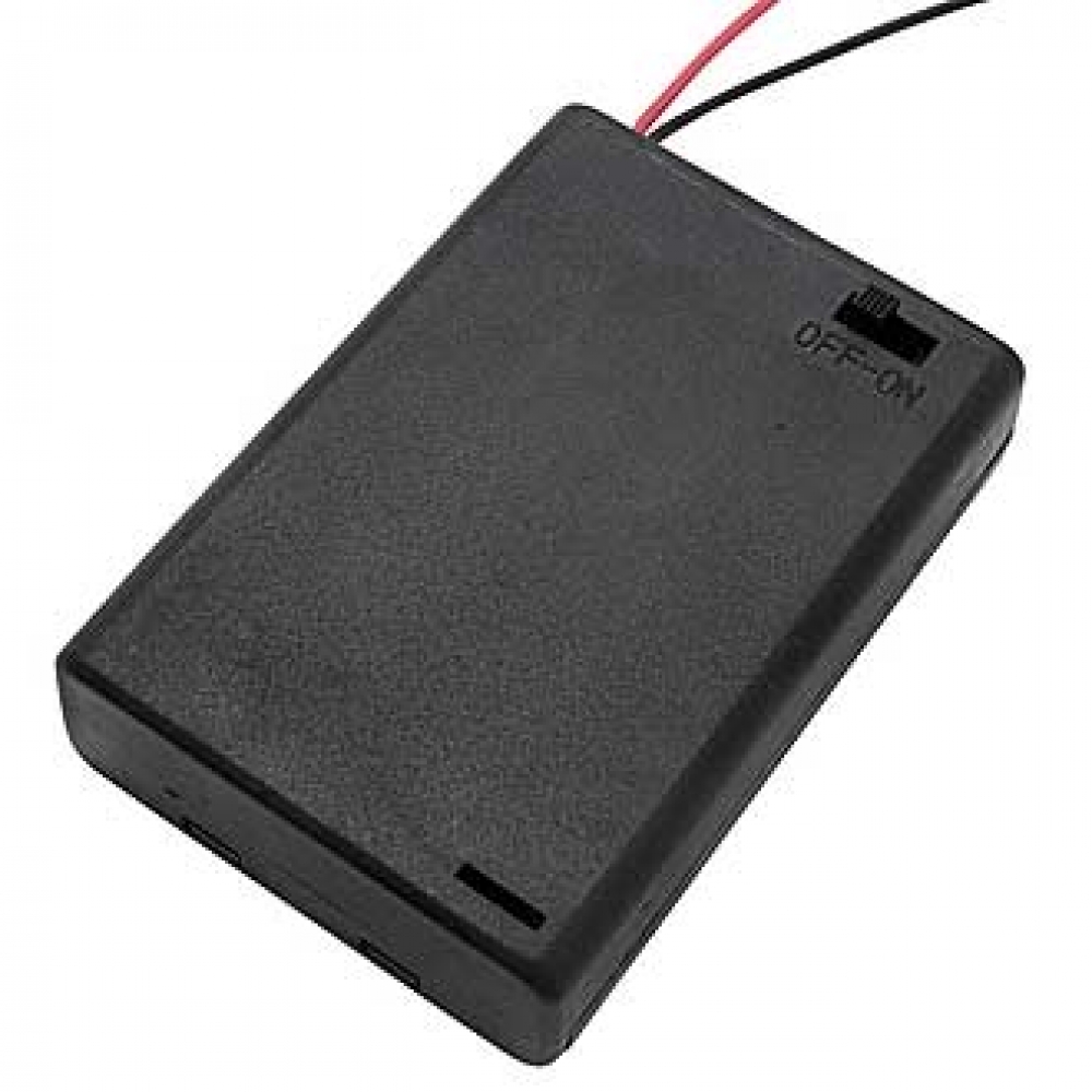 Держатель BH431 AAA 3x1 три батареи с крышкой