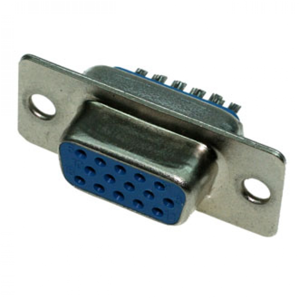 Соединитель DHS-15FA розетка 15 pin высокой плотности на кабель