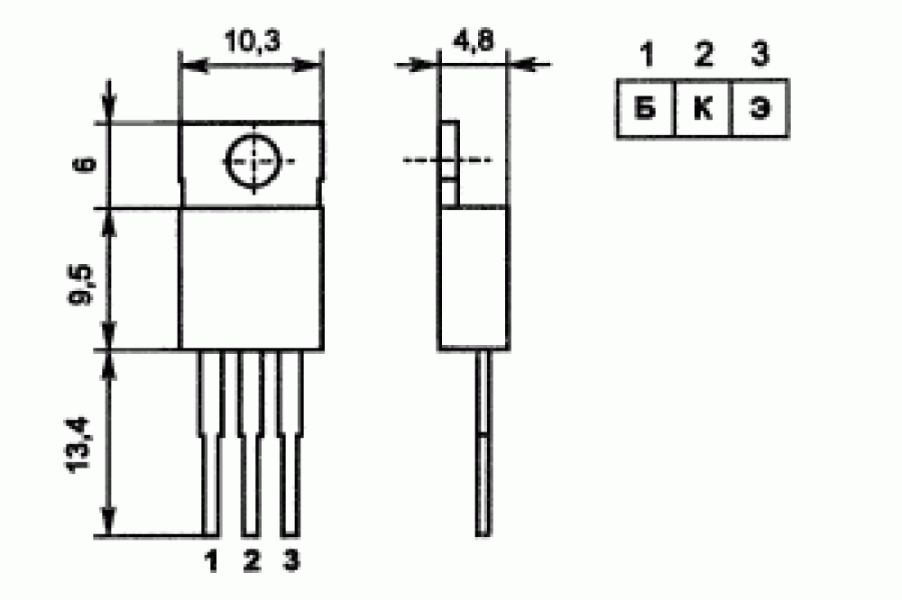 Кт805а схема включения