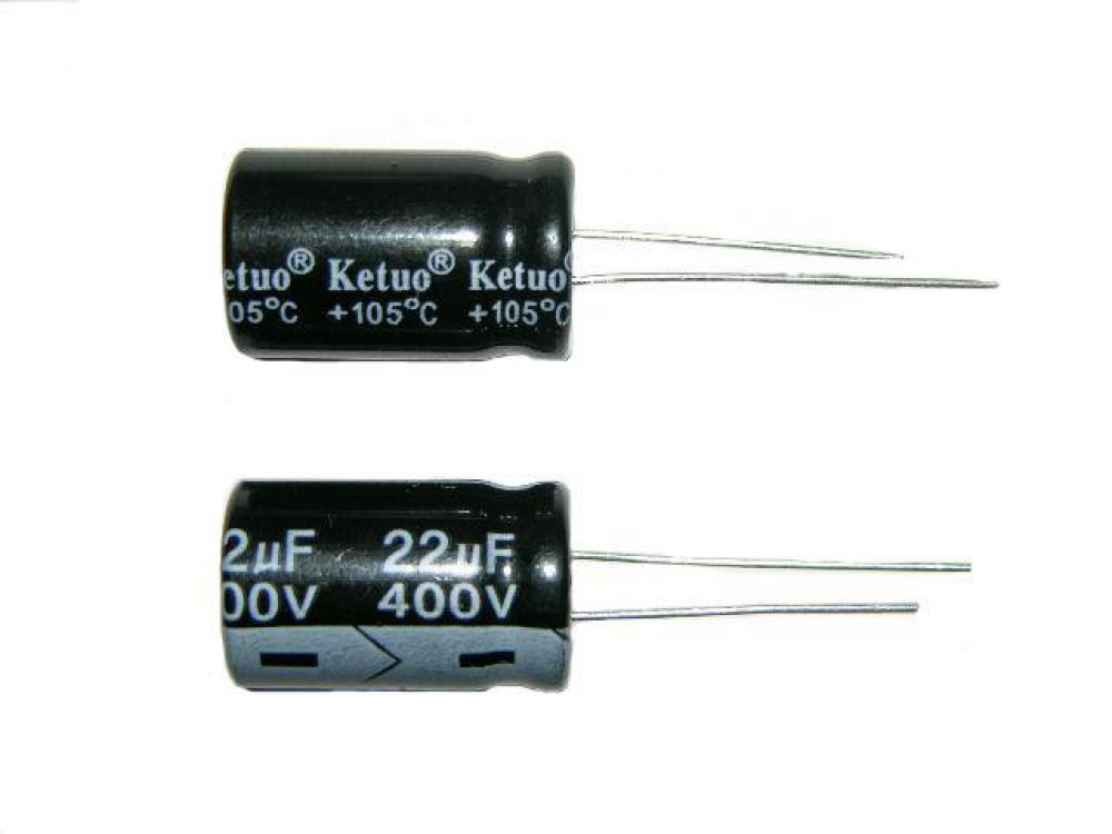 Конденсатор ECAP - 100uF - 10V 105С 5х11 Ketuo electrolytic capacitor