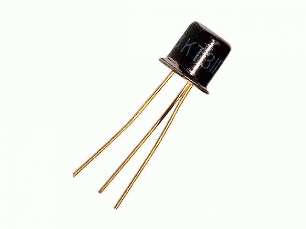 Транзистор биполярный импульсный высокочастотный КТ3117А NPN 60В 0.4А 0.3Вт КТ-17  (аналог 2N2222)